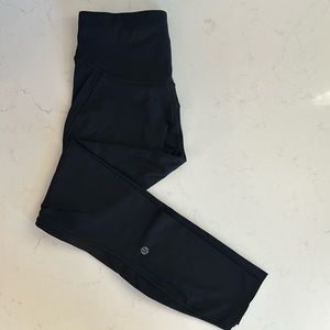Lululemon, sz 4 Black, Fast and Free Tights